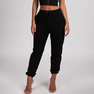 Women's Black Jogger Pants